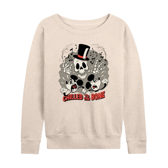 Mickey & Friends - Chilled To The Bone - Women's Lightweight French Terry Long Sleeve Shirt