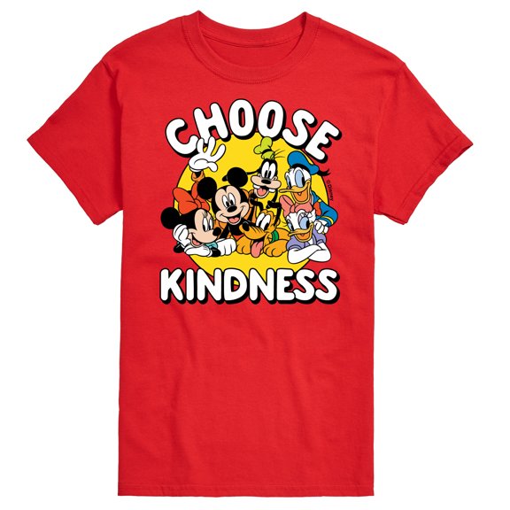 Mickey & Friends - Choose Kindness - Men's Short Sleeve Graphic T-Shirt