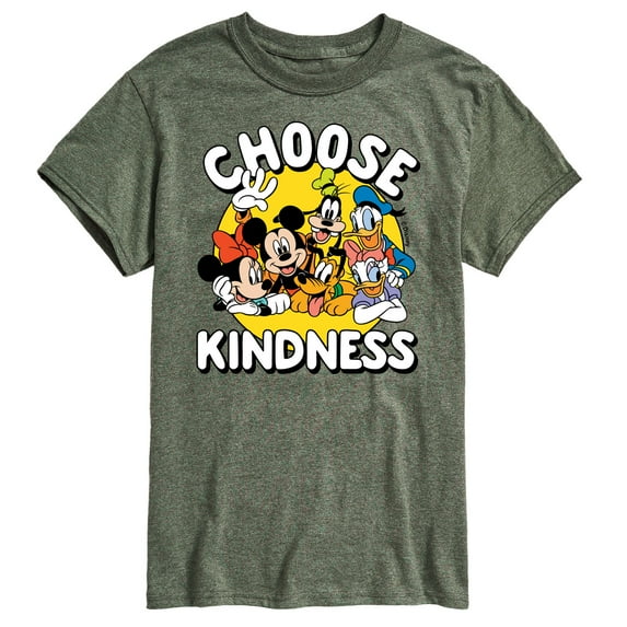 Mickey & Friends - Choose Kindness - Men's Short Sleeve Graphic T-Shirt