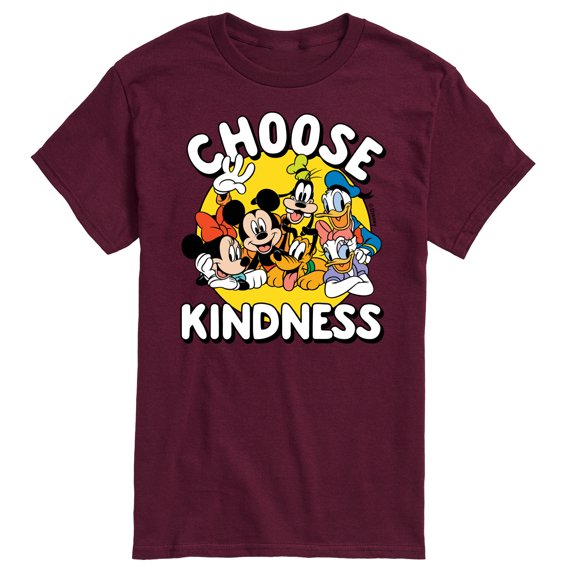 Mickey & Friends - Choose Kindness - Men's Short Sleeve Graphic T-Shirt