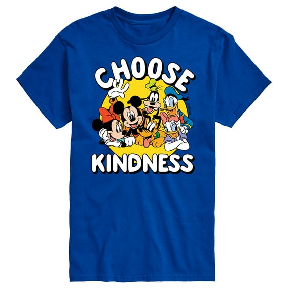 Mickey & Friends - Choose Kindness - Men's Short Sleeve Graphic T-Shirt