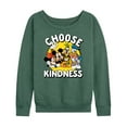 thumbnail image 1 of Mickey & Friends - Choose Kindness - Women's Lightweight French Terry Long Sleeve Shirt, 1 of 5