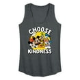 thumbnail image 1 of Mickey & Friends - Choose Kindness - Women's Racerback Tank Top, 1 of 5