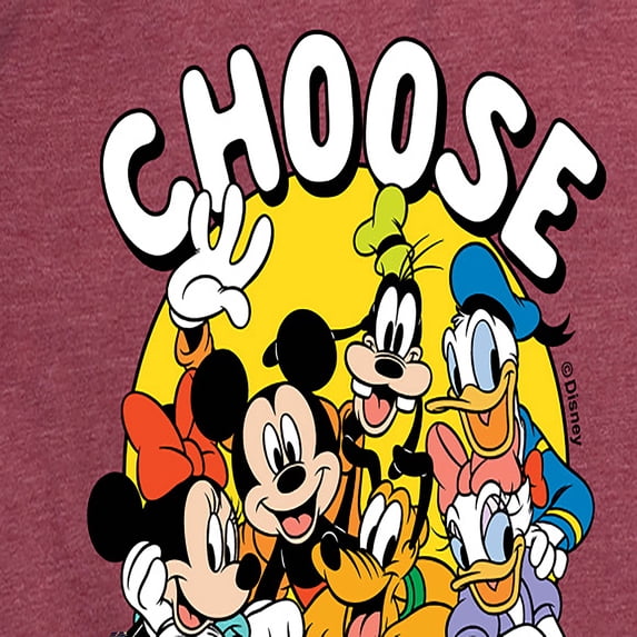 Mickey & Friends - Choose Kindness - Women's Short Sleeve Graphic T-Shirt