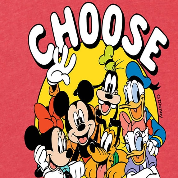 Mickey & Friends - Choose Kindness - Women's Short Sleeve Graphic T-Shirt