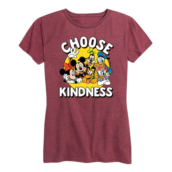 Mickey & Friends - Choose Kindness - Women's Short Sleeve Graphic T-Shirt