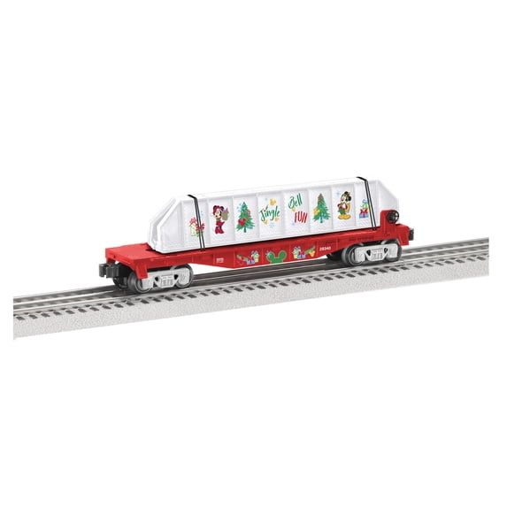 Mickey & Friends Christmas Flatcar with Girders