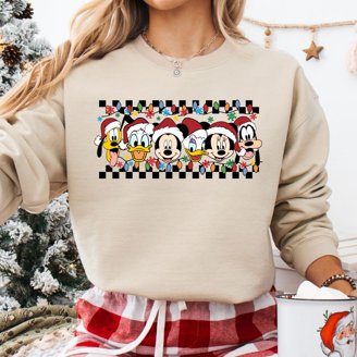 T-shirt Mickey Very Merry Christmas - Gildan, Coton, Unisexe, Rétro