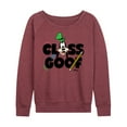 thumbnail image 1 of Mickey & Friends - Class Goof - Women's Lightweight French Terry Long Sleeve Shirt, 1 of 5