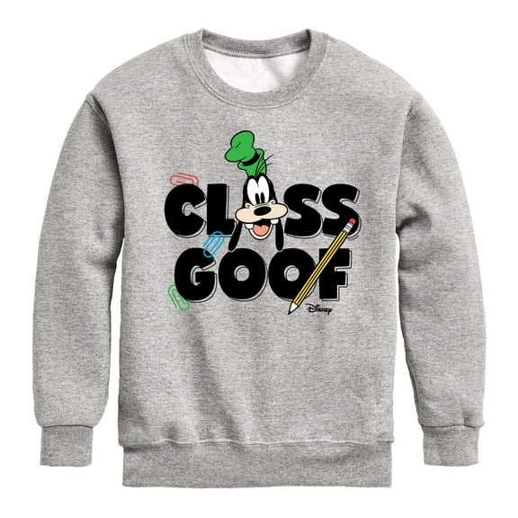 Mickey & Friends - Class Goof - Youth Crewneck Fleece Sweatshirt