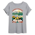 thumbnail image 1 of Mickey & Friends - Coffee And Camping - Juniors Ideal Flowy Muscle T-Shirt, 1 of 5