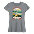 thumbnail image 1 of Mickey & Friends - Coffee And Camping - Women's Short Sleeve Graphic T-Shirt, 1 of 5