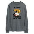 thumbnail image 1 of Mickey & Friends - Coffee and My Dog - Men's Long Sleeve T-Shirt, 1 of 5