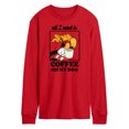 thumbnail image 1 of Mickey & Friends - Coffee and My Dog - Men's Long Sleeve T-Shirt, 1 of 4
