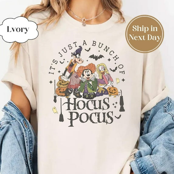 Mickey And Friends Costume Party Shirt, Disney Costume Party Shirt, Hocus Pocus Shirt, Spooky Season Shirt, Disney Pumpkin Shirt, Disney Spooky Tee, S-5Xl Shirt