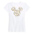 thumbnail image 1 of Mickey & Friends - Daisies Mickey Silhouette - Women's Short Sleeve Graphic T-Shirt, 1 of 5