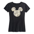 thumbnail image 1 of Mickey & Friends - Daisies Mickey Silhouette - Women's Short Sleeve Graphic T-Shirt, 1 of 5