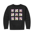 thumbnail image 1 of Mickey & Friends - Daisy Emotions Grid - Toddler And Youth Crewneck Fleece Sweatshirt, 1 of 5