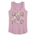 thumbnail image 1 of Mickey & Friends - Daisy Emotions Grid - Women's Racerback Tank Top, 1 of 5