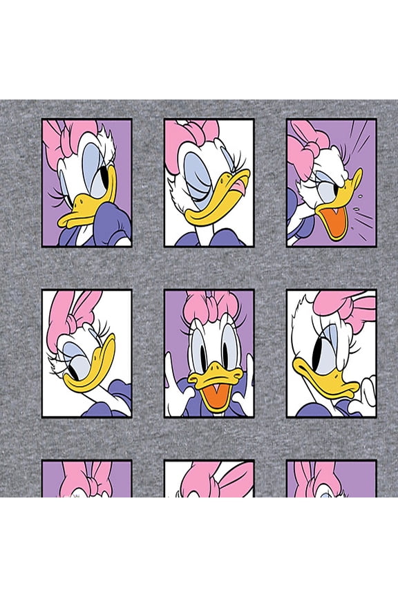 Mickey & Friends - Daisy Emotions Grid - Women's Short Sleeve Graphic T-Shirt