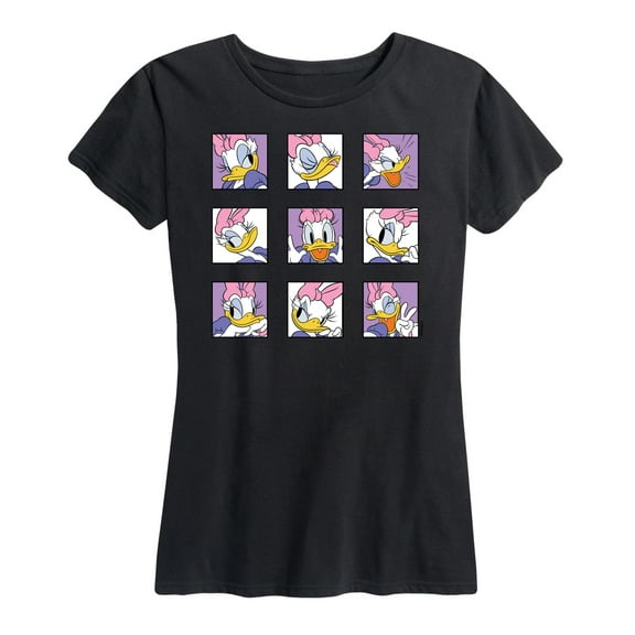 Mickey & Friends - Daisy Emotions Grid - Women's Short Sleeve Graphic T-Shirt