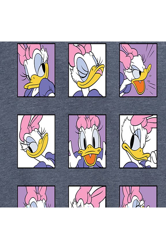 Mickey & Friends - Daisy Emotions Grid - Women's Short Sleeve Graphic T-Shirt