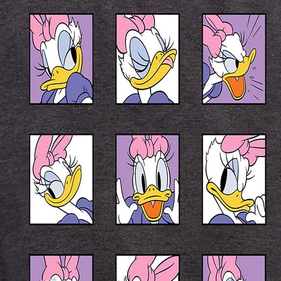 Mickey & Friends - Daisy Emotions Grid - Women's Short Sleeve Graphic T-Shirt