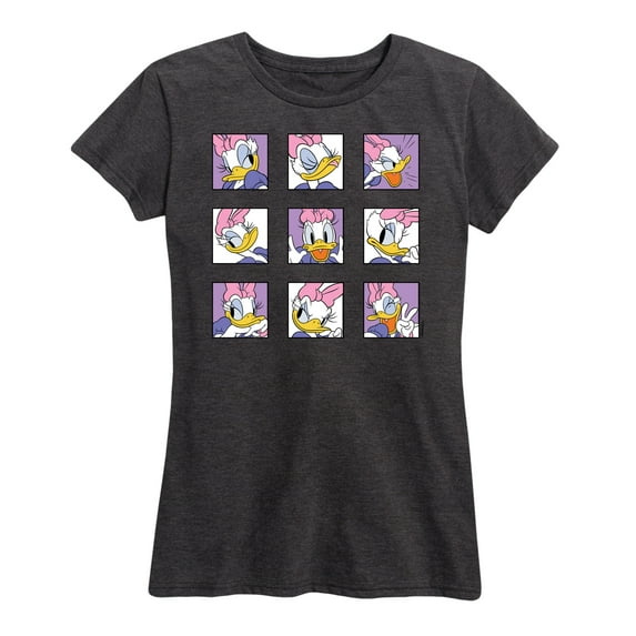 Mickey & Friends - Daisy Emotions Grid - Women's Short Sleeve Graphic T-Shirt