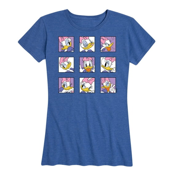 Mickey & Friends - Daisy Emotions Grid - Women's Short Sleeve Graphic T-Shirt