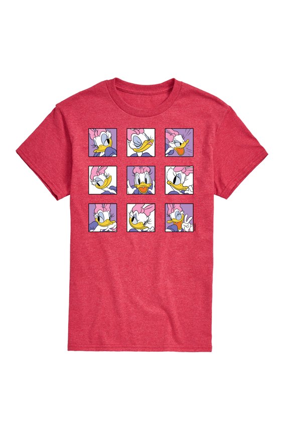 Mickey & Friends - Daisy Grid - Men's Short Sleeve Graphic T-Shirt