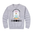 thumbnail image 1 of Mickey & Friends - Daisy Think Happy Thoughts - Toddler And Youth Crewneck Fleece Sweatshirt, 1 of 5