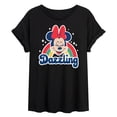 thumbnail image 1 of Mickey & Friends - Dazzling Minnie - Women's Oversized T-Shirt, 1 of 5