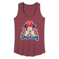 thumbnail image 1 of Mickey & Friends - Dazzling Minnie - Women's Racerback Tank Top, 1 of 5