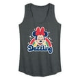 thumbnail image 1 of Mickey & Friends - Dazzling Minnie - Women's Racerback Tank Top, 1 of 5