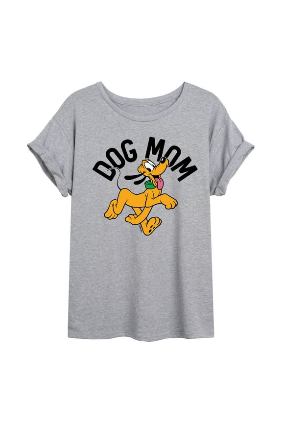 Mickey & Friends - Dog Mom Pluto - Women's Oversized T-Shirt