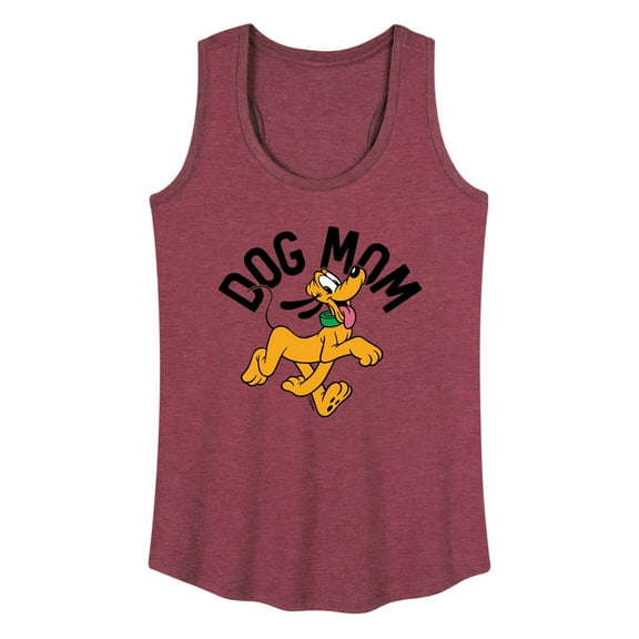 Mickey & Friends - Dog Mom Pluto - Women's Racerback Tank Top