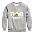 thumbnail image 1 of Mickey & Friends - Dog Person - Toddler And Youth Crewneck Fleece Sweatshirt, 1 of 5