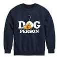 thumbnail image 1 of Mickey & Friends - Dog Person - Toddler And Youth Crewneck Fleece Sweatshirt, 1 of 5