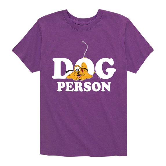 Mickey & Friends - Dog Person - Toddler And Youth Short Sleeve Graphic T-Shirt