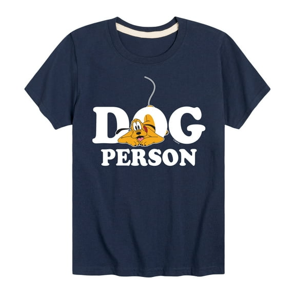 Mickey & Friends - Dog Person - Toddler And Youth Short Sleeve Graphic T-Shirt