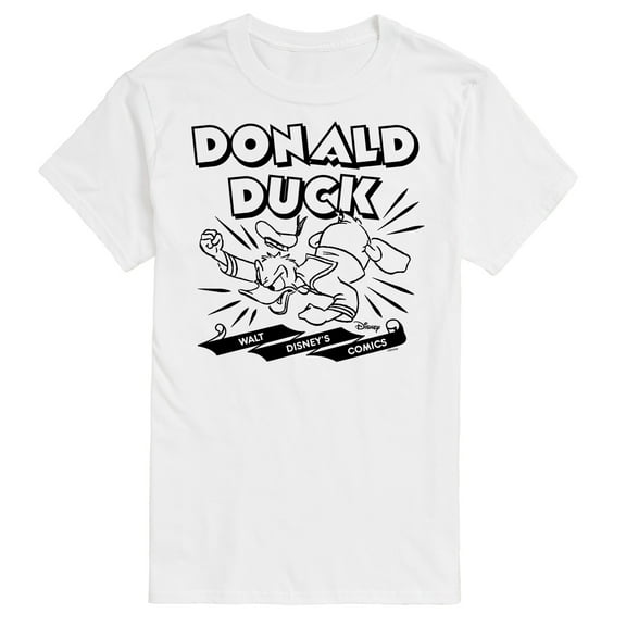 Mickey & Friends - Donald Duck Comics - Men's Short Sleeve Graphic T-Shirt