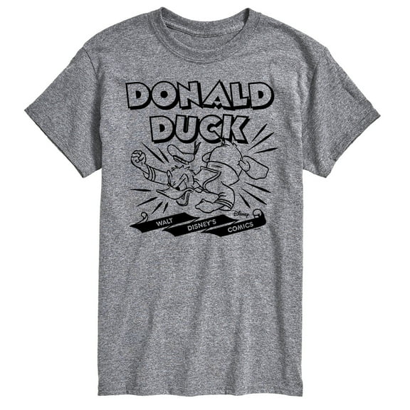 Mickey & Friends - Donald Duck Comics - Men's Short Sleeve Graphic T-Shirt