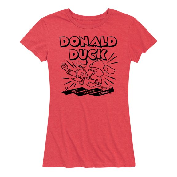 Mickey & Friends - Donald Duck Comics - Women's Short Sleeve Graphic T-Shirt