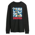thumbnail image 1 of Mickey & Friends - Donald Duck Grid - Men's Long Sleeve T-Shirt, 1 of 5