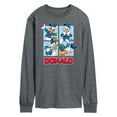 thumbnail image 1 of Mickey & Friends - Donald Duck Grid - Men's Long Sleeve T-Shirt, 1 of 5