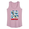 thumbnail image 1 of Disney - Donald Duck Grid Graphic Racerback Tank, 1 of 5