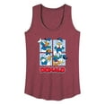 thumbnail image 1 of Mickey & Friends - Donald Duck Grid - Women's Racerback Tank Top, 1 of 5