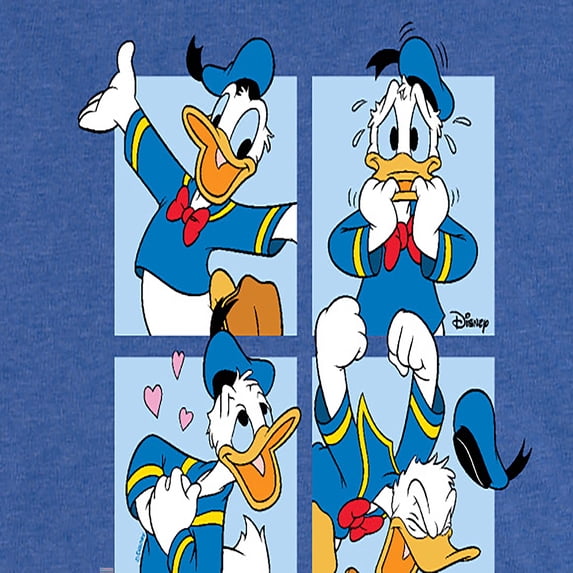 Mickey & Friends - Donald Duck Grid - Women's Short Sleeve Graphic T-Shirt