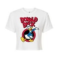 thumbnail image 1 of Mickey & Friends - Donald Duck - Juniors Cropped Cotton Blend T-Shirt, 1 of 5