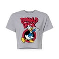 thumbnail image 1 of Mickey & Friends - Donald Duck - Juniors Cropped Cotton Blend T-Shirt, 1 of 5